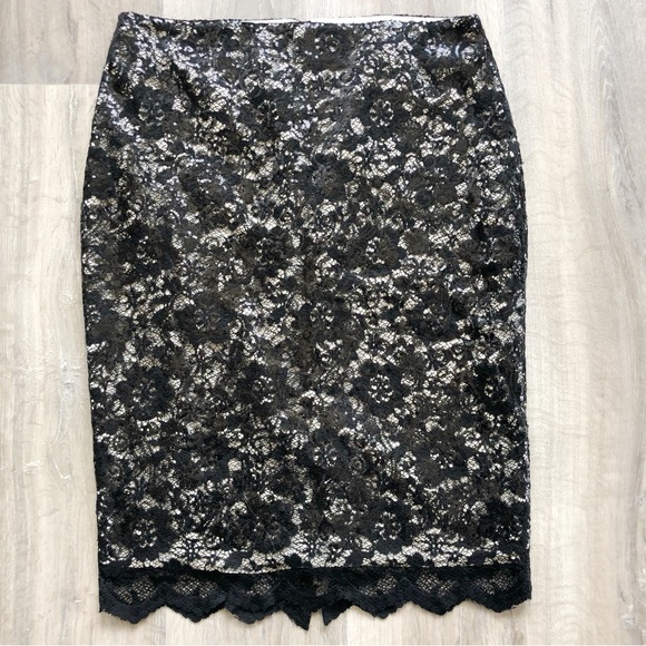 NWT Debbie Shuchat Sparkly Lace Sequin Skirt - Picture 3 of 12